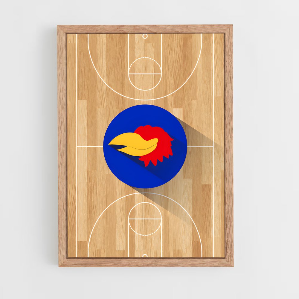 Poster Kansas jayhawks – affiche Basketball (vue 4)